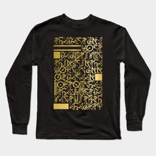 Helen Keller- Gold Long Sleeve T-Shirt